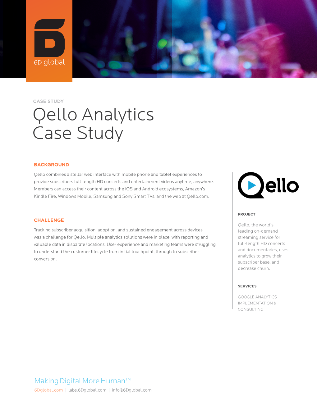 Qello Analytics Case Study