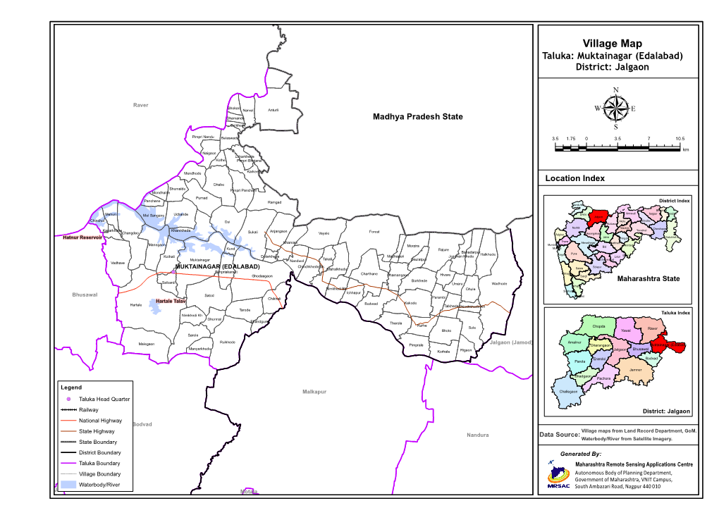 Taluka: Muktainagar (Edalabad) District: Jalgaon