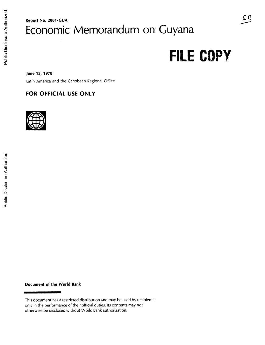 World Bank Document