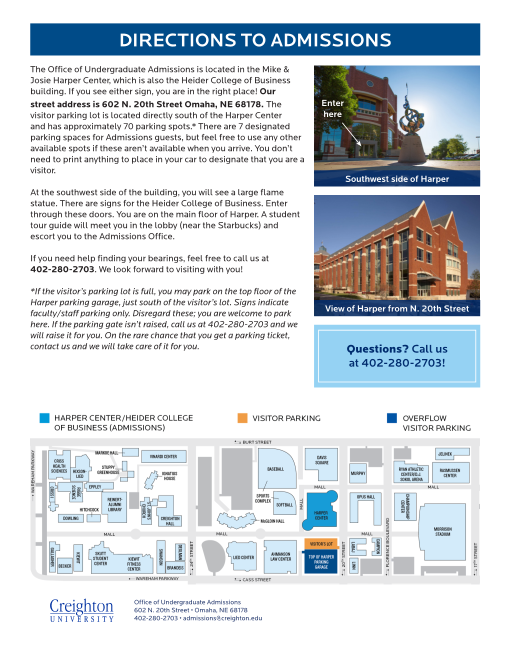 Parking Map and Driving Directions