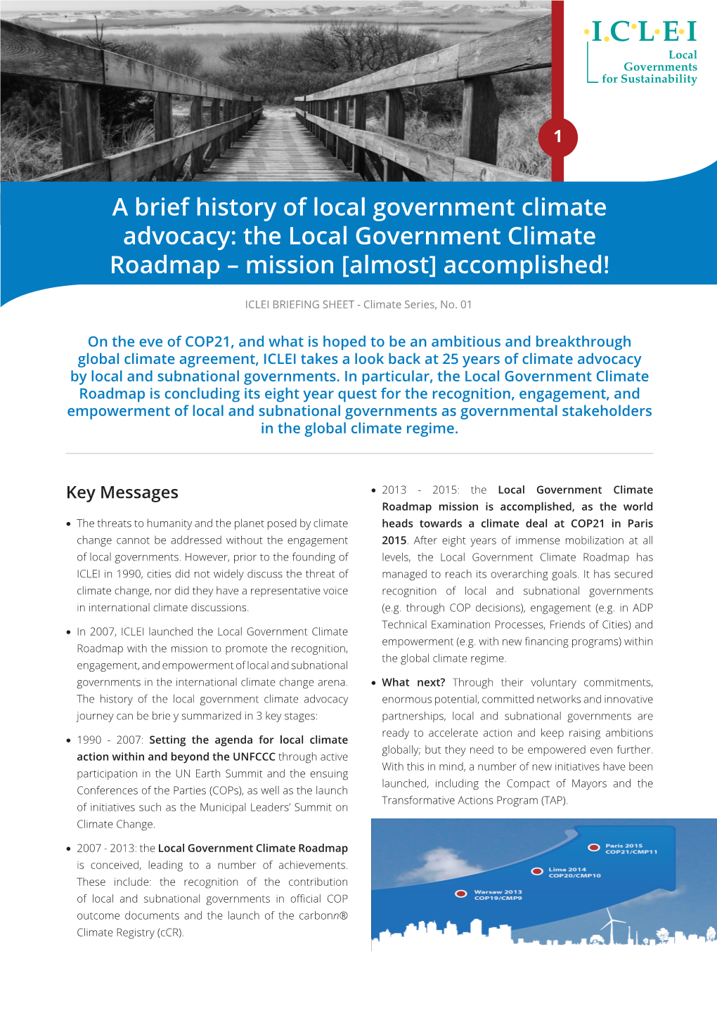 The Local Government Climate Roadmap – Mission [Almost] Accomplished!