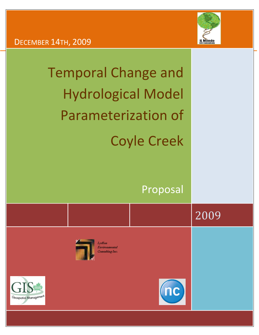 Temporal Change and Hydrological Model Parameterization of Coyle Creek