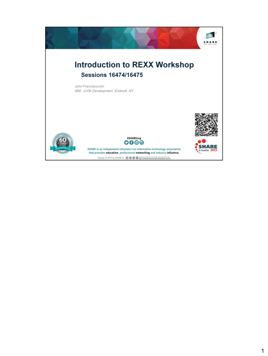 Rexx Hands-On Lab