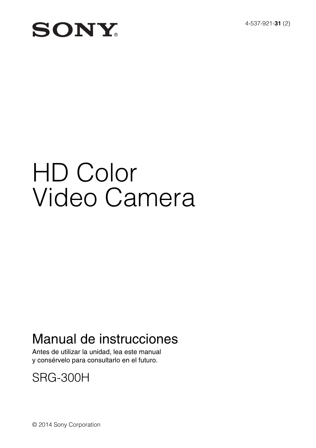 HD Color Video Camera