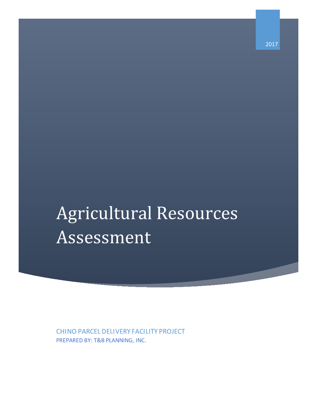 Agricultural Resources Assessment