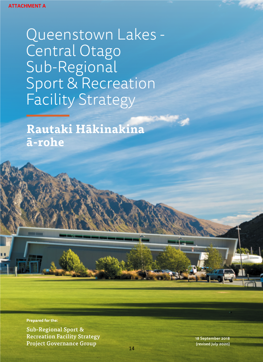 Central Otago Sub-Regional Sport & Recreation Facility Strategy