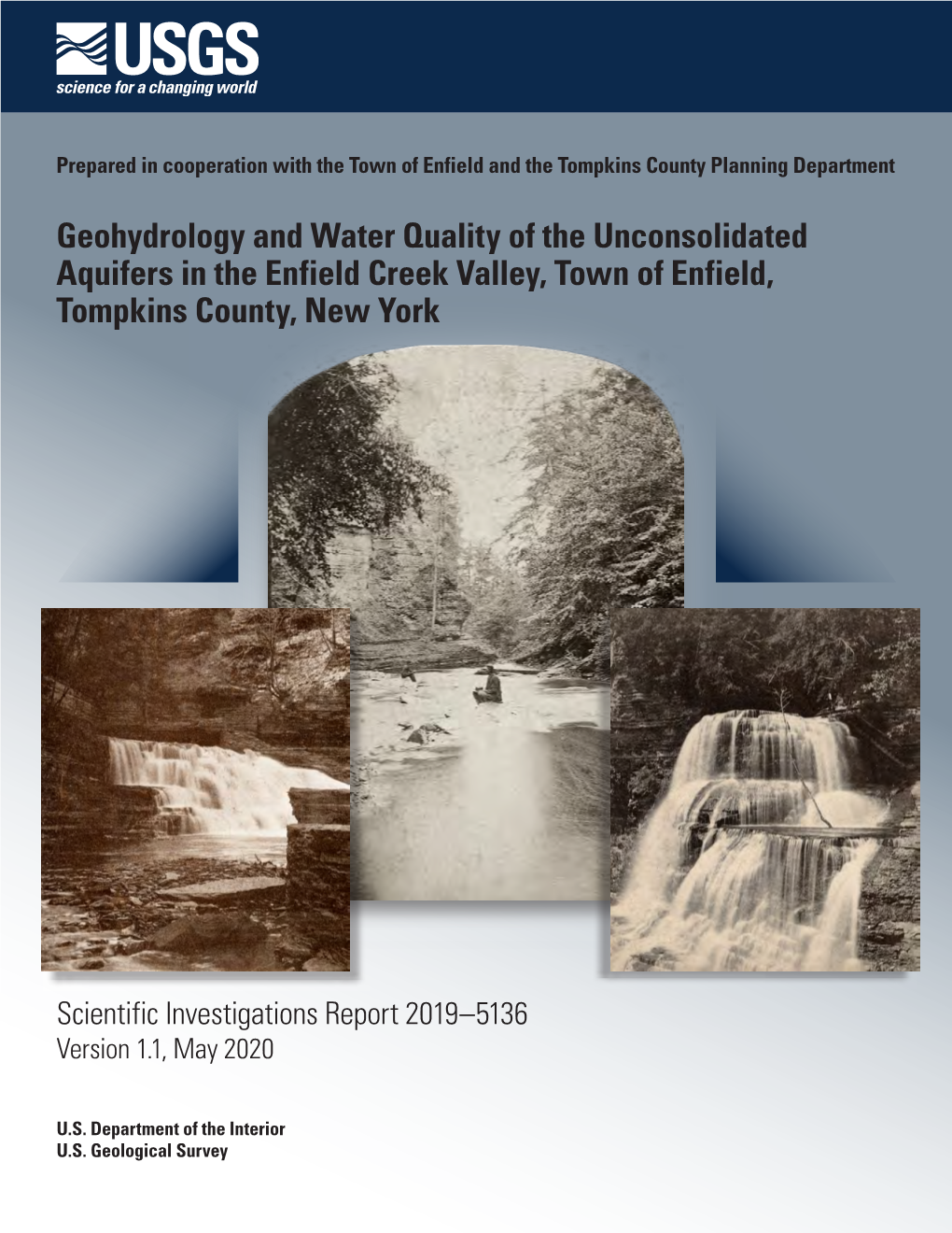 Geohydrology and Water Quality of the Unconsolidated Aquifers in the Enfield Creek Valley, Town of Enfield, Tompkins County, New York