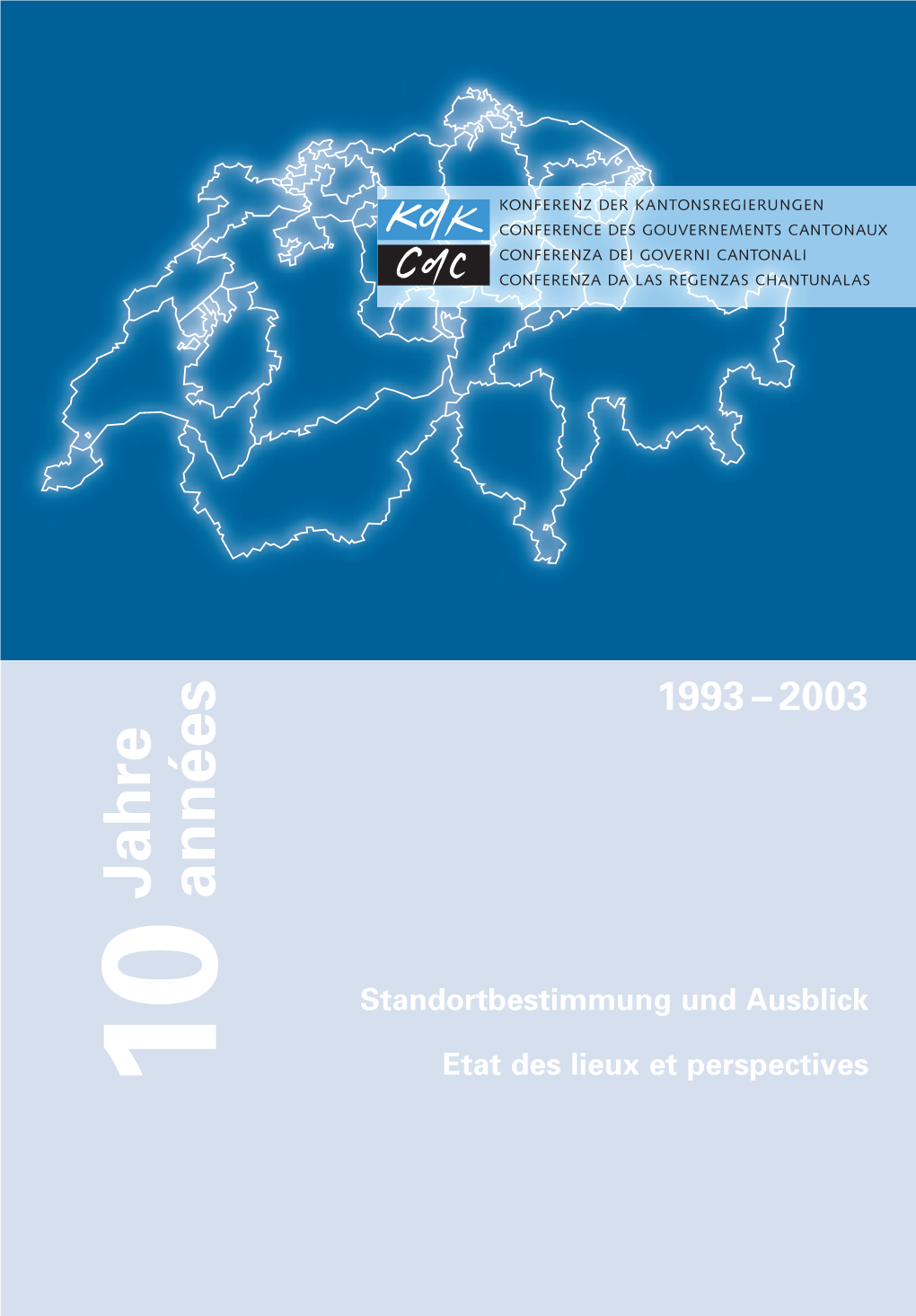 Jubiläumsschrift 10 Jahre