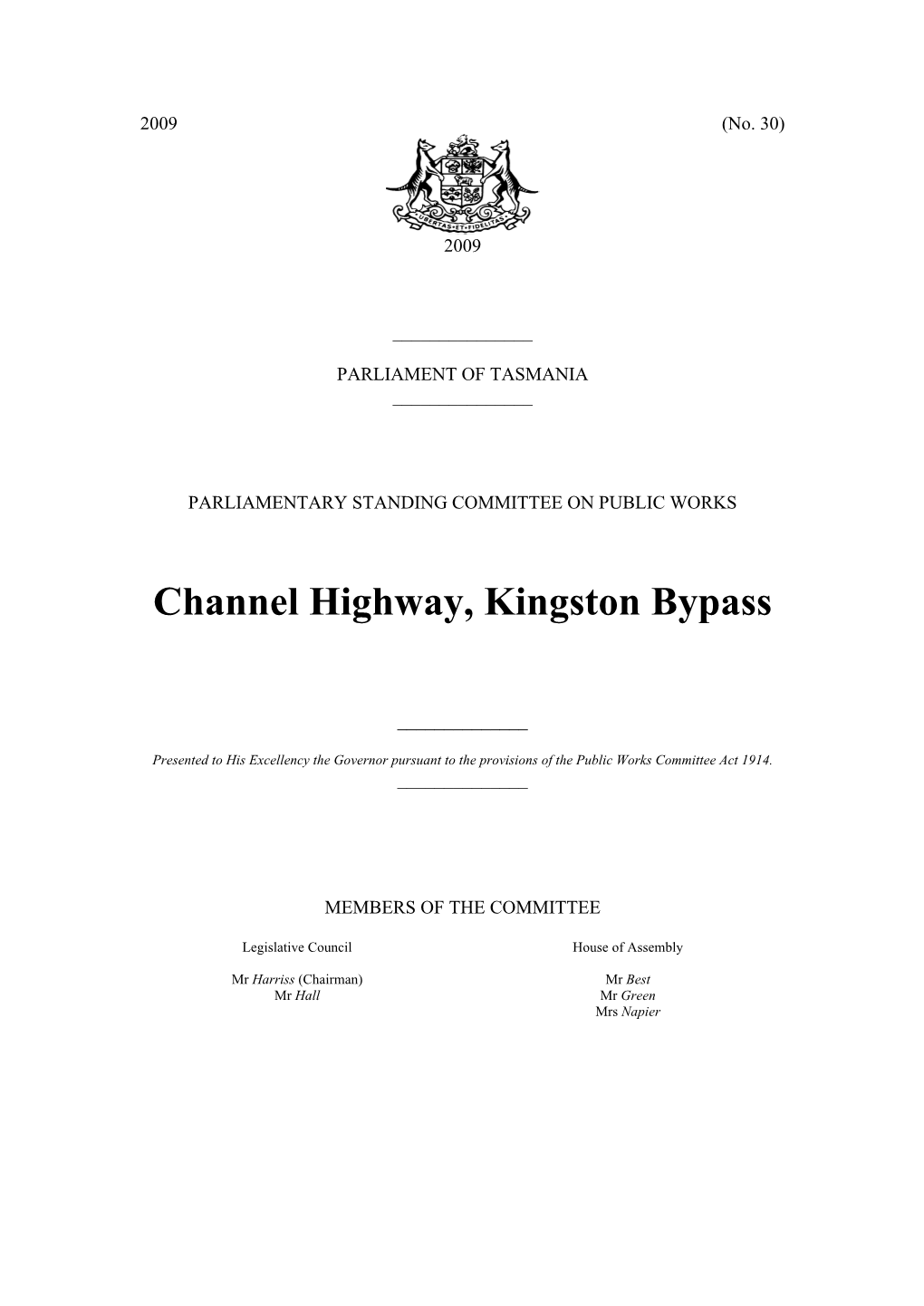 Channel Highway, Kingston Bypass