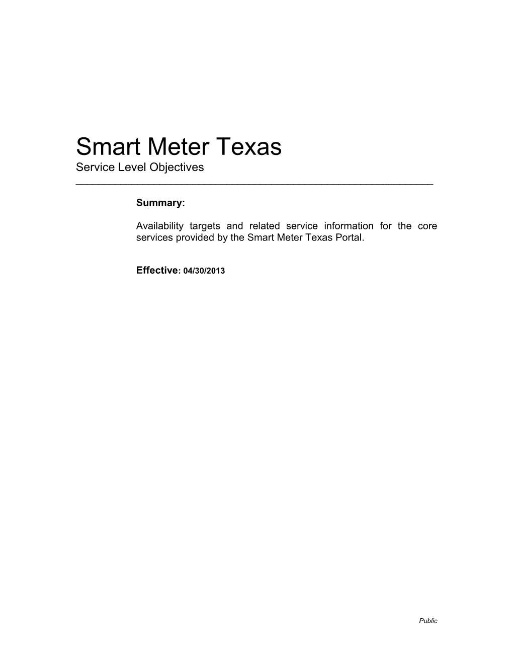 Smart Meter Texas