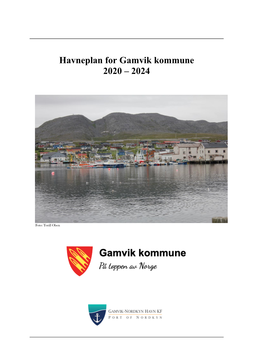 Havneplan for Gamvik Kommune 2020 – 2024