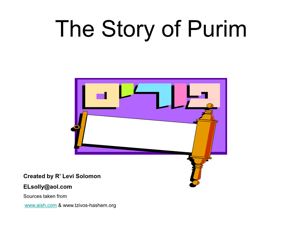 The Story of Purim