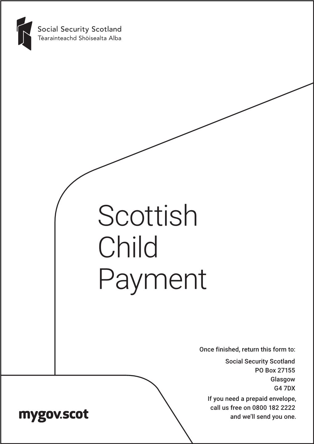 Scottish Child Payment Form (Single)