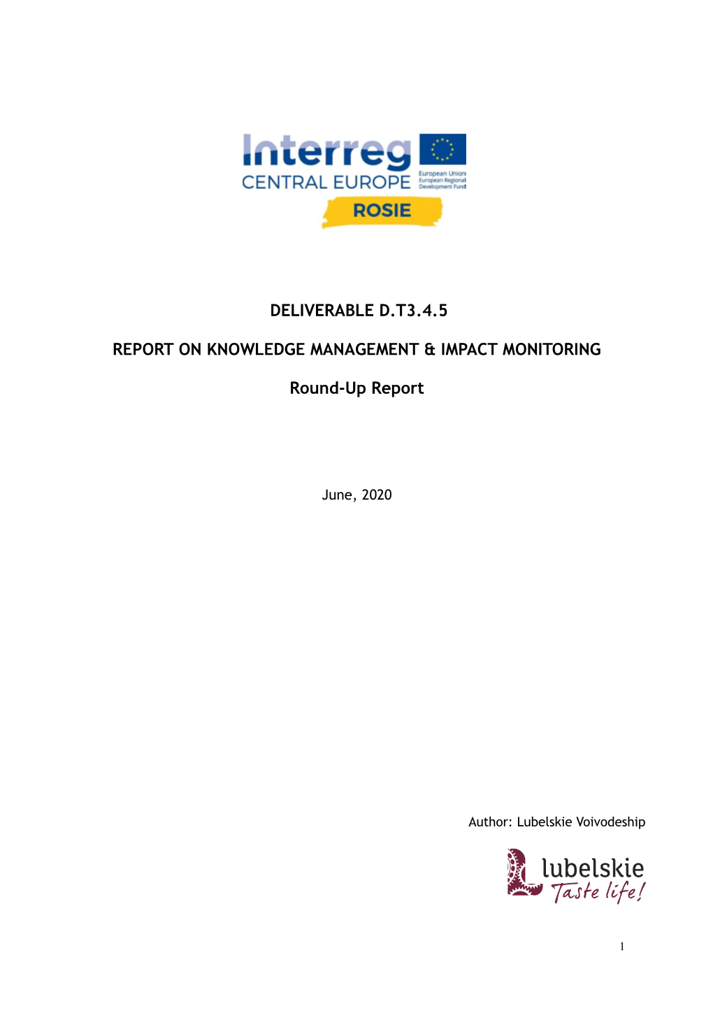 Knowledge Management & Impact Monitoring Strategy