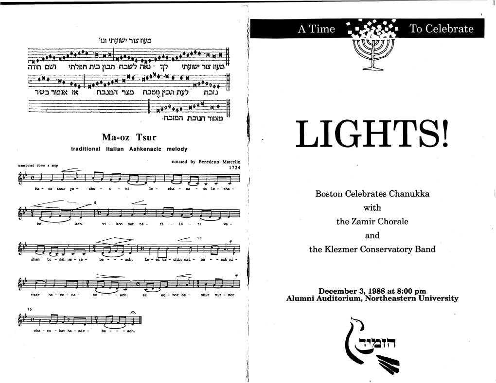 1988 Lights! Boston Celebrates Chanukka.Pdf