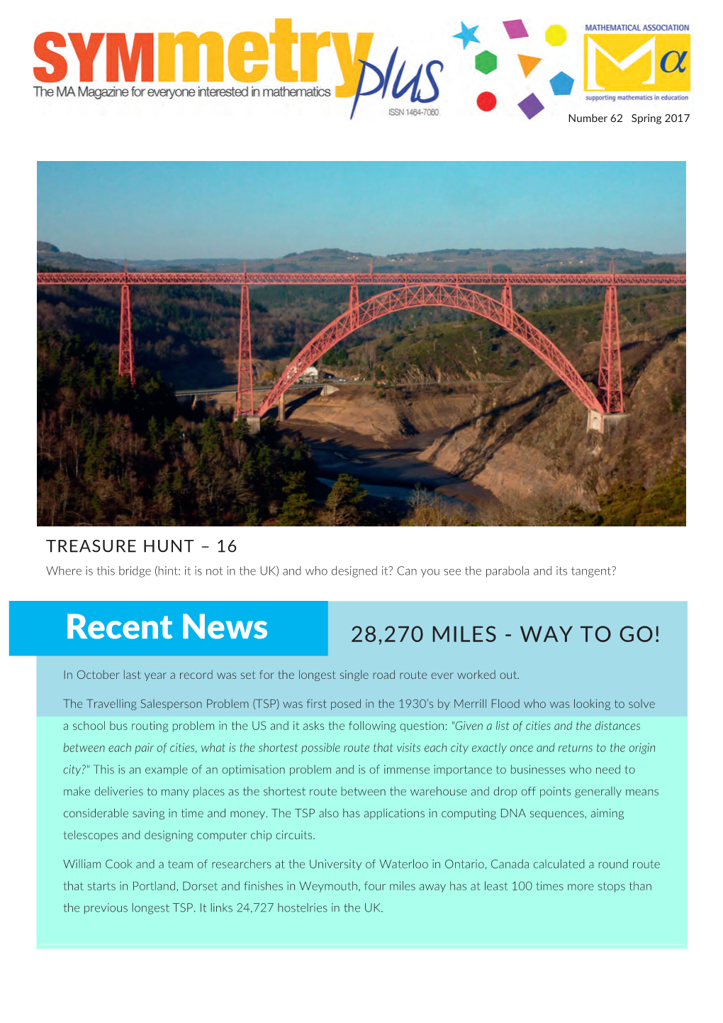 Recent News 28,270 MILES - WAY to GO!