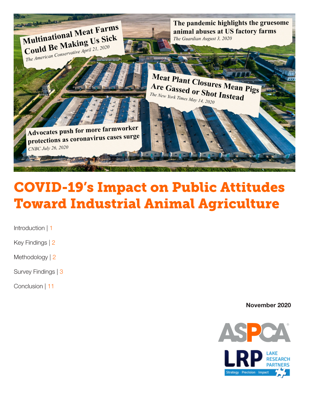 COVID-19'S Impact on Public Attitudes Toward Industrial Animal Agriculture