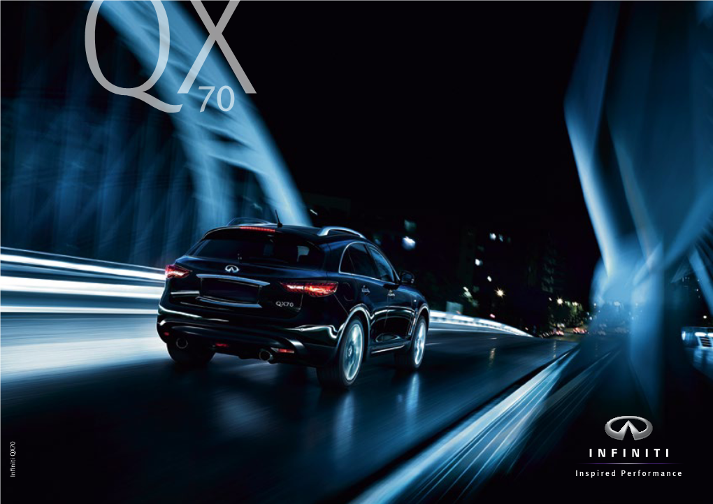 Brochure: Infiniti S51 QX70 (August 2014)