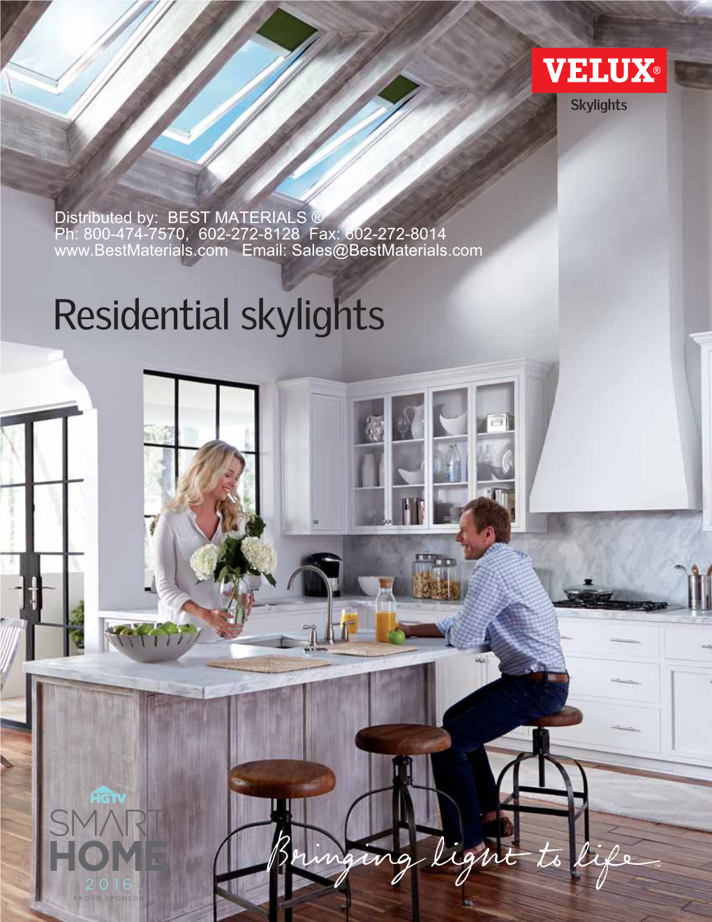 Velux Catalog, Residential Products, Dist. by Best Materials®