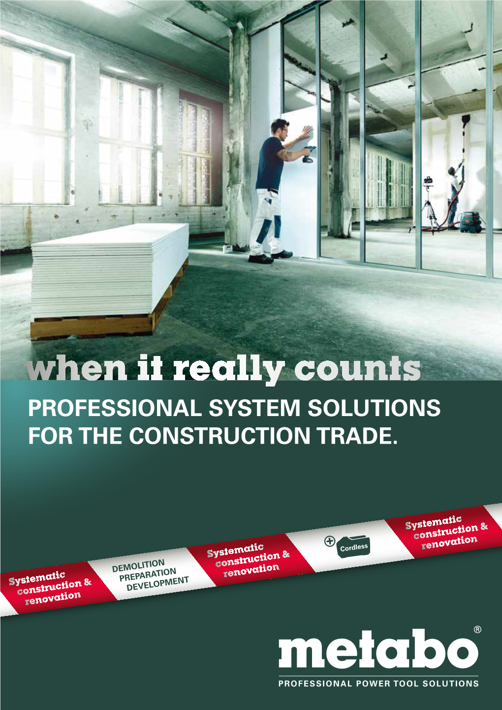 Professional System Solutions for the Construction Trade