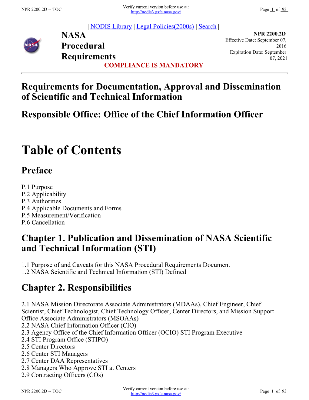 Table of Contents Preface