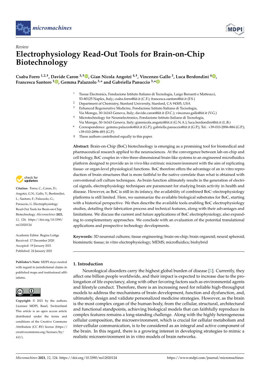 Electrophysiology Read-Out Tools for Brain-On-Chip Biotechnology