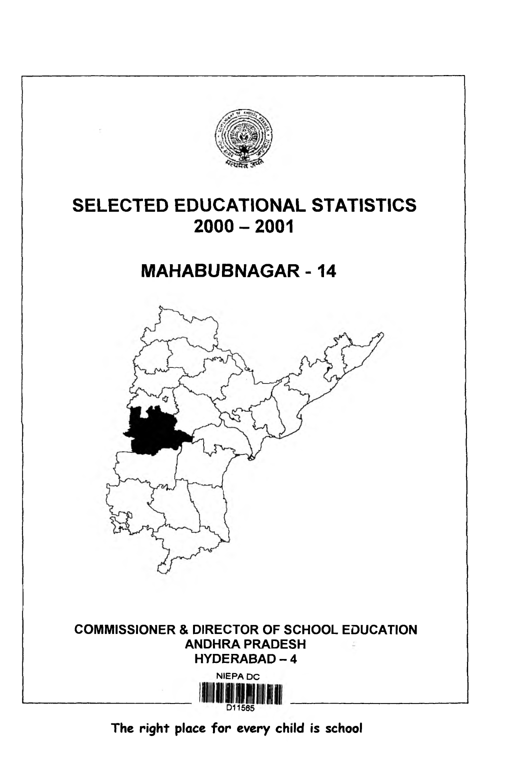 Selected Educational Statistics Mahabubnagar- 14