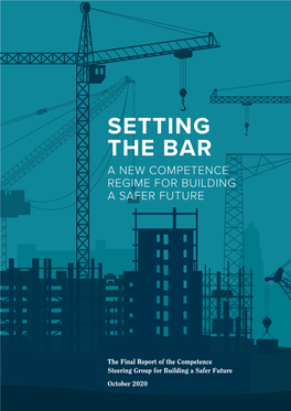 Setting the Bar a New Competence Regime for Building a Safer Future