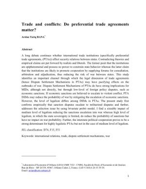 Do Preferential Trade Agreements Matter?