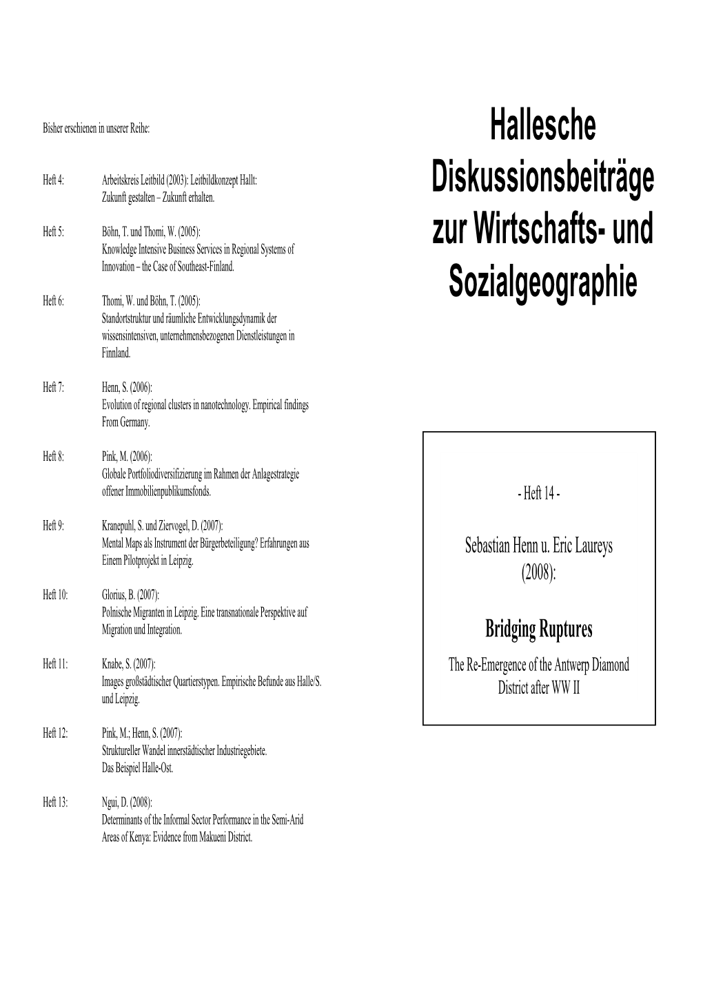 Und Sozialgeographie