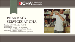 Pharmacy Services At
