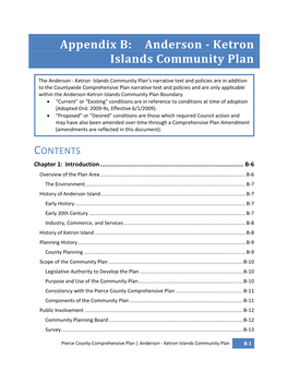 Anderson and Ketron Islands Community Plan
