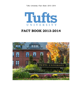 Tufts Fact Book 2013-14