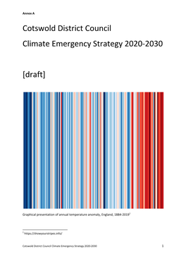 Cotswold District Council Pre-Plan