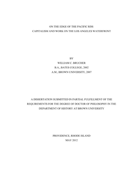 William Brucher Dissertation Complete 5-13-12