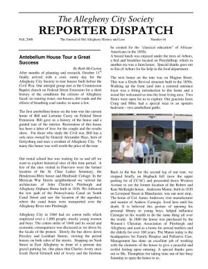 2008 04 Fall Reporter Dispatch