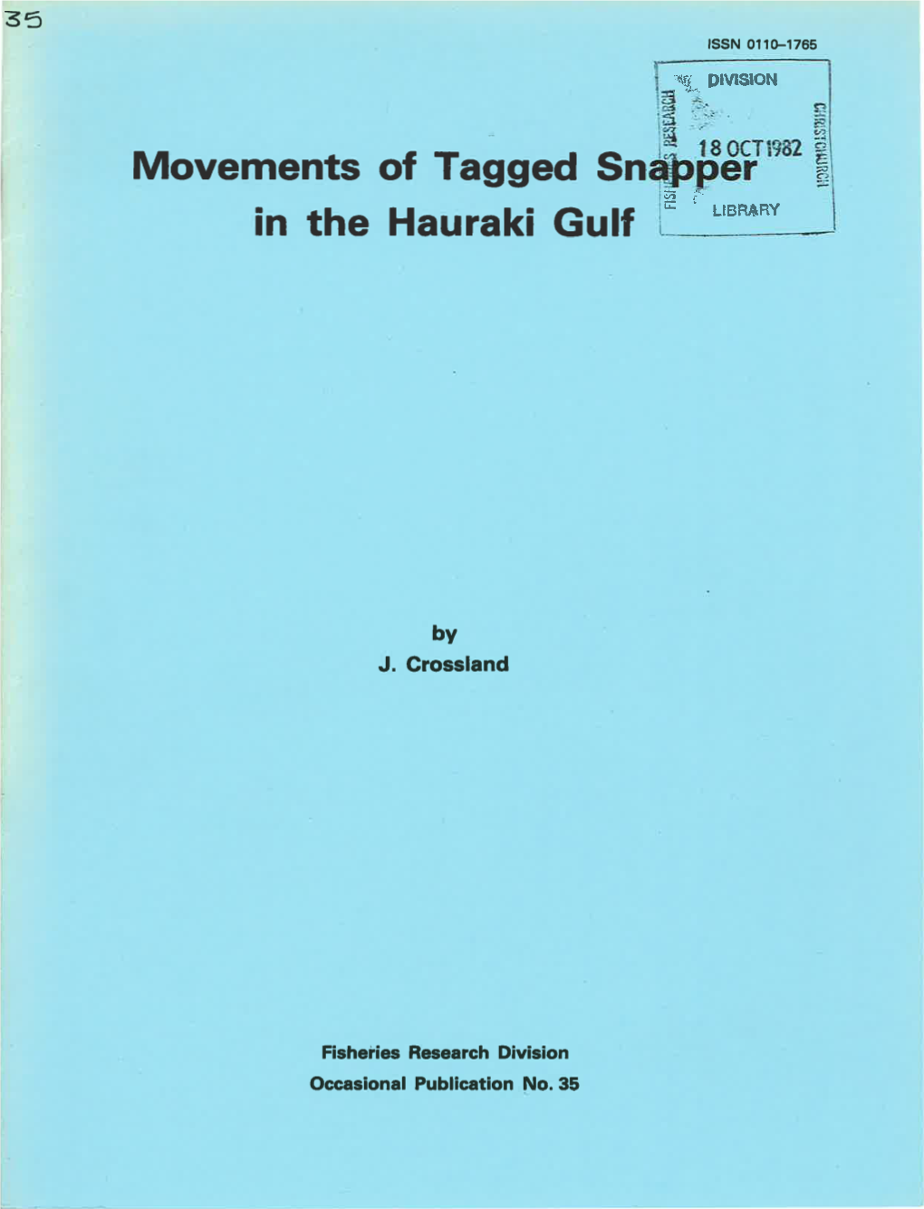 Movements of Tagged Sn in the Hauraki Gulf