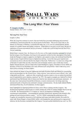 The Long War: Four Views by Joseph J
