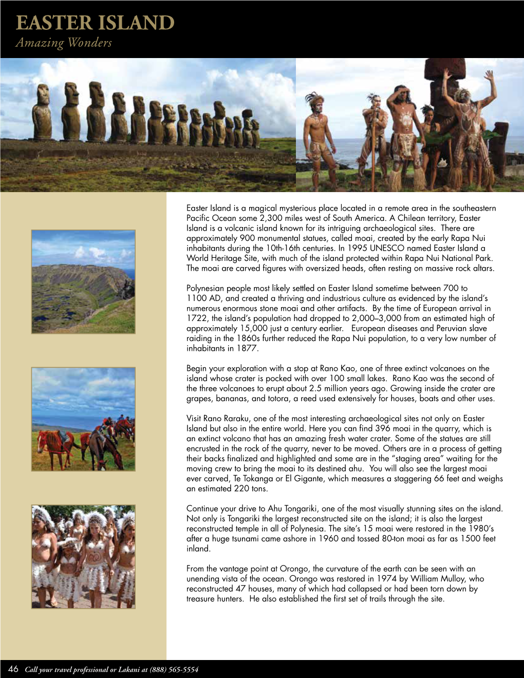 EASTER ISLAND Botswana Safaris Amazing Wonders from Desert to Wetlands