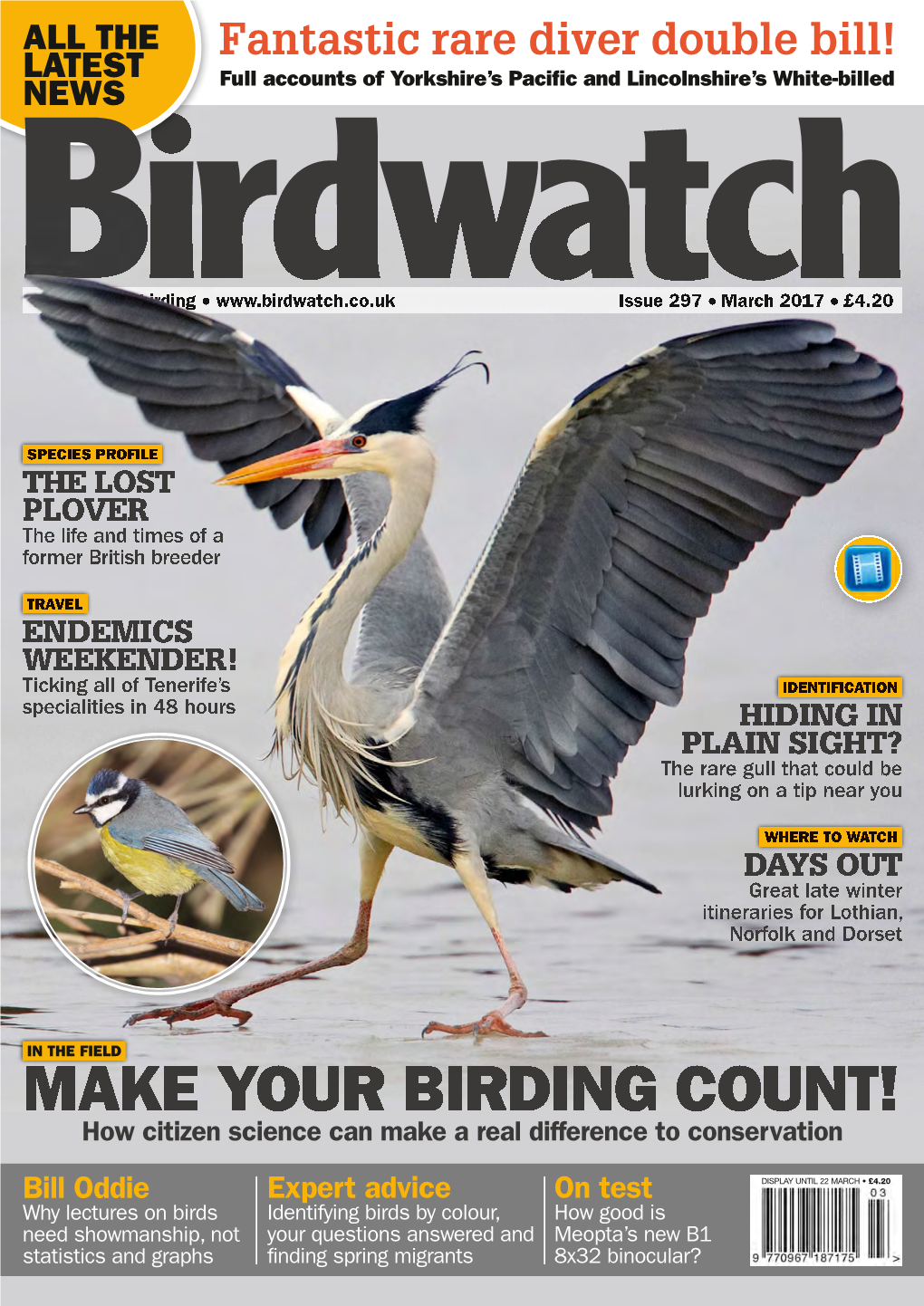MAKE YOUR BIRDING COUNT! How Citizen Science Can Make a Real Difference to Conservation