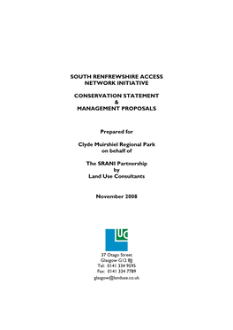 South Renfrewshire Access Network Initiative