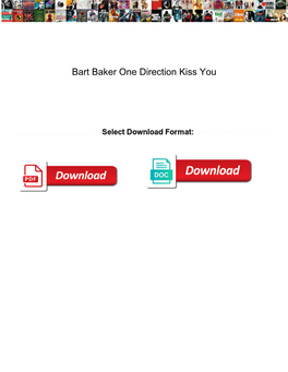 Bart Baker One Direction Kiss You