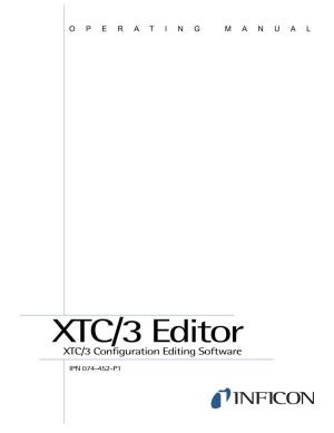 074-452-P1A XTC/3 Software Editor Operating Manual