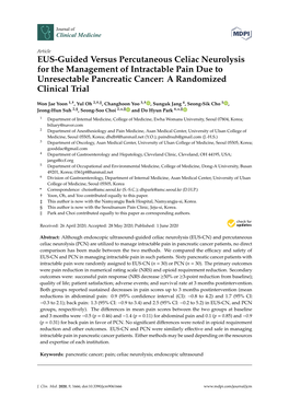 EUS-Guided Versus Percutaneous Celiac Neurolysis for the Management of Intractable Pain Due to Unresectable Pancreatic Cancer: a Randomized Clinical Trial