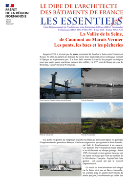 La Vallée De La Seine, De Caumont Au Marais Vernier Les Ponts, Les Bacs Et Les Pêcheries