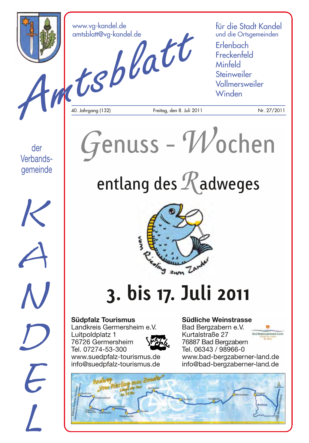 Genuss -W Ochen Verbands- G W Gemeinde G WR Entlangg G Desw Rradwegesw R K R a N 3