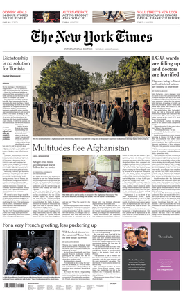 Multitudes Flee Afghanistan Again