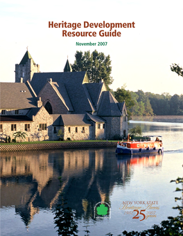 Heritage Development Resource Guide November 2007