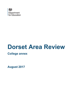 Dorset Area Review College Annex