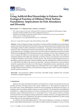 Using Artificial-Reef Knowledge to Enhance the Ecological Function of Offshore Wind Turbine Foundations: Implications for Fish A